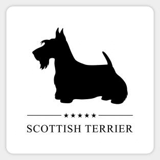 Scottish Terrier Black Silhouette Sticker